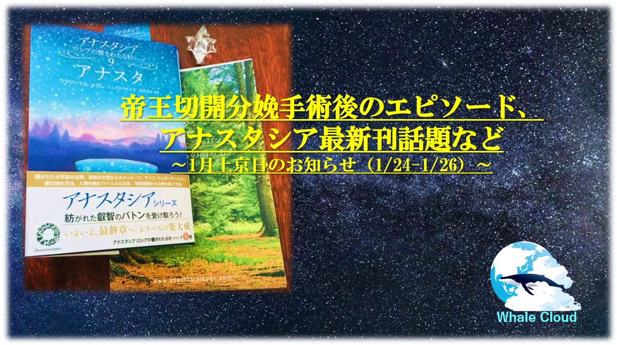 帝王切開分娩手術後のエピソード、その他アナスタシア最新刊話題